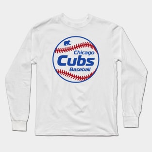 Cubs 80s Retro Ball Long Sleeve T-Shirt